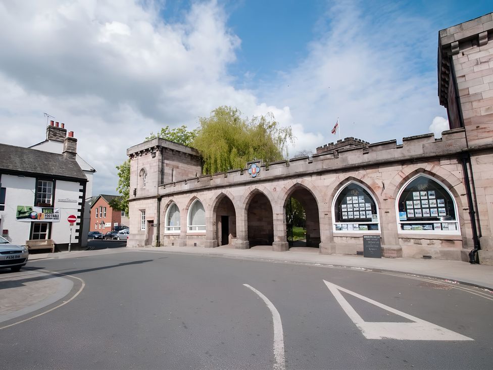 A building with archways and windows at 29 Chapel Street in Appleby-In-Westmorland