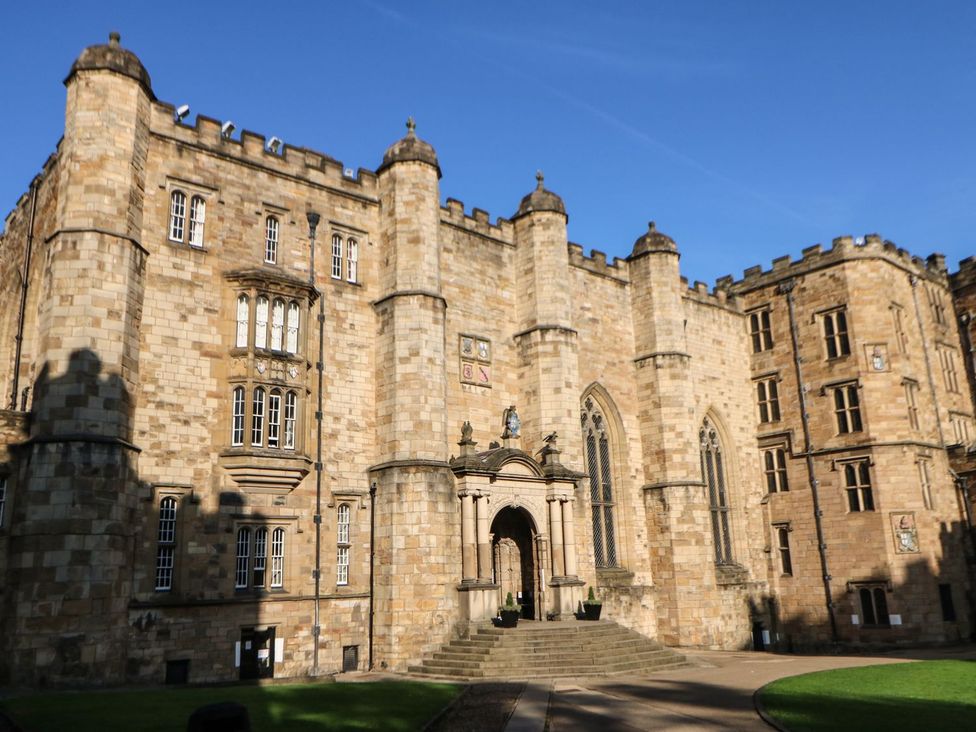 An exterior view of a historic building at High Church Hill in Durham