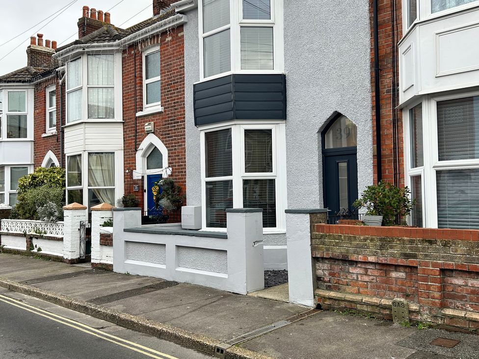 A house with a front door and windows at The Weymouth House in Weymouth