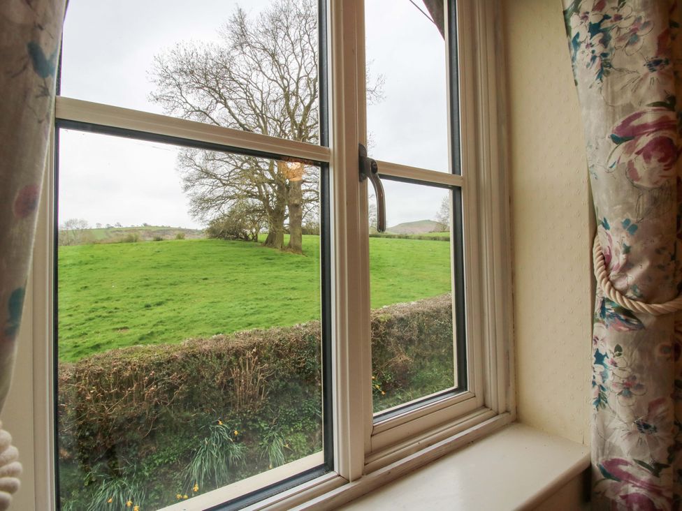 A window view of grass and trees at Cardington 25