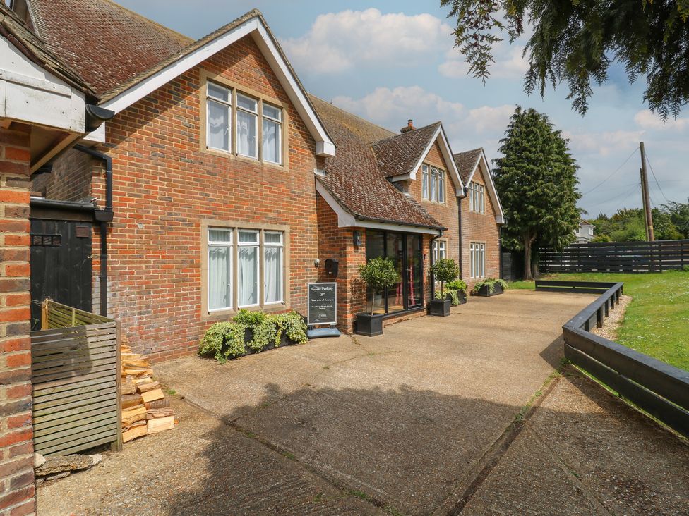 A house with windows and planters at Denmark House in Chatham, Kent