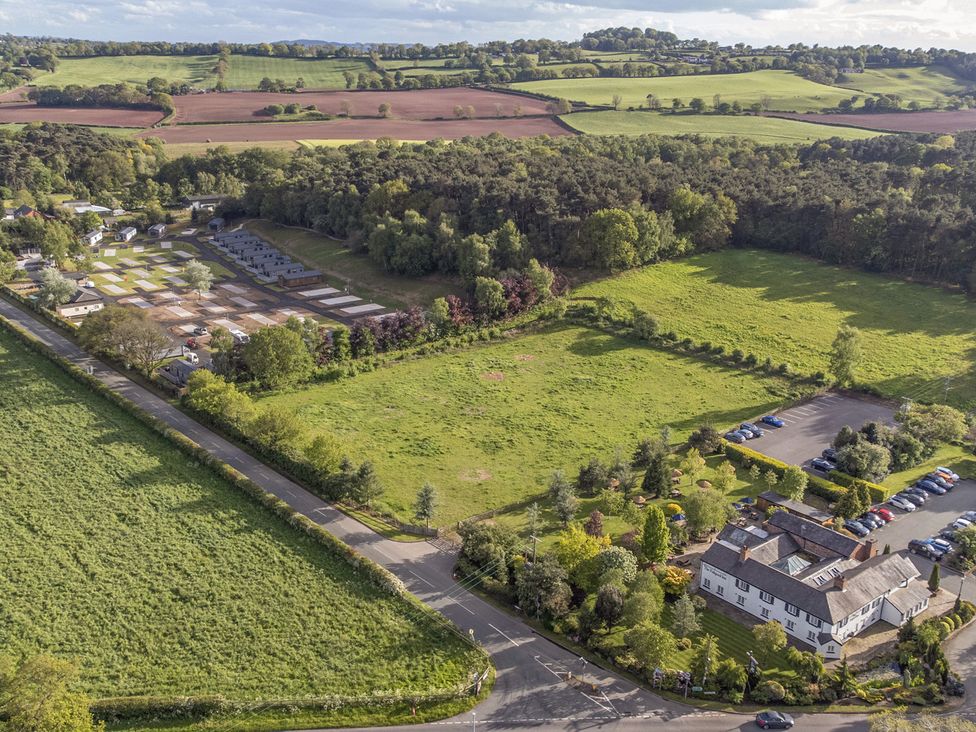 An overview of fields and buildings at The Oaks 2 Bedrooms Delamere
