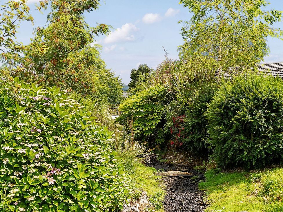 A garden with bushes and a pathway at 20 Meadow Retreat Dobwalls