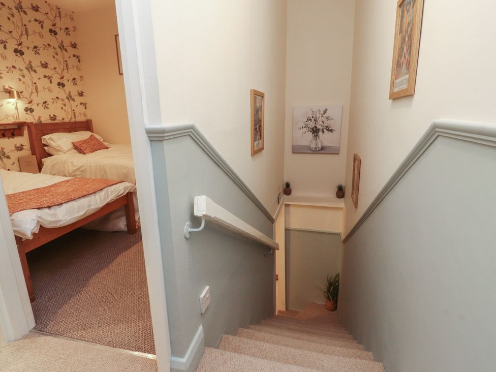 A staircase leading to a bedroom at Willow Wood Settle