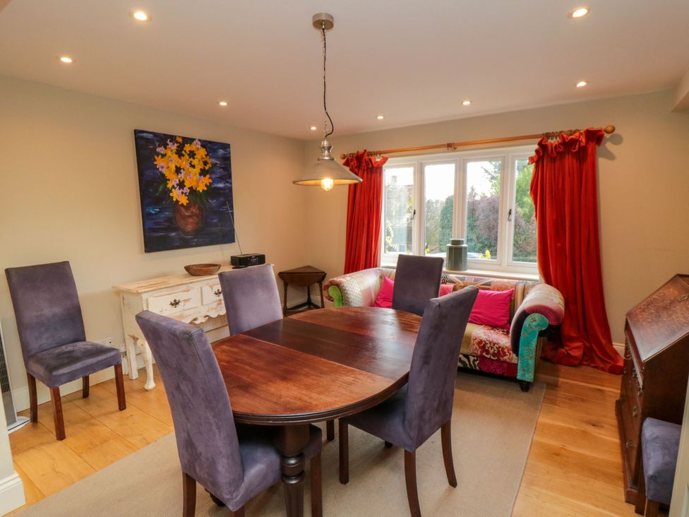 A dining room with a table and chairs at St. Anthonys in York