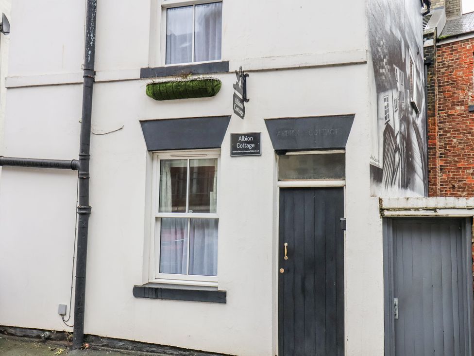 An exterior view of Albion Cottage in Whitby