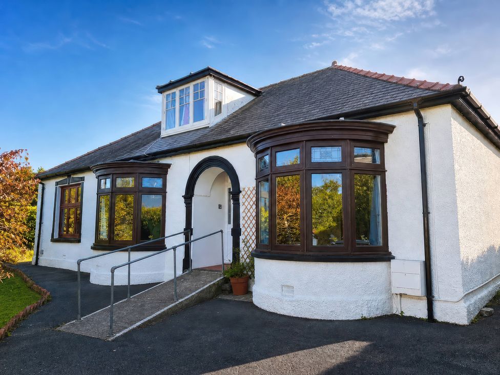 A house with windows and a pathway at Kenvor Newport, Pembrokeshire