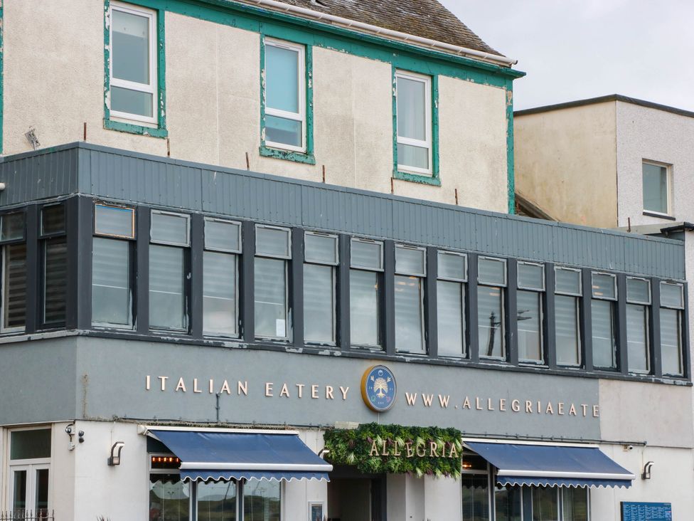 An exterior view of an Italian eatery named Allegria at Flat 1 86 Gallowgate Street Largs