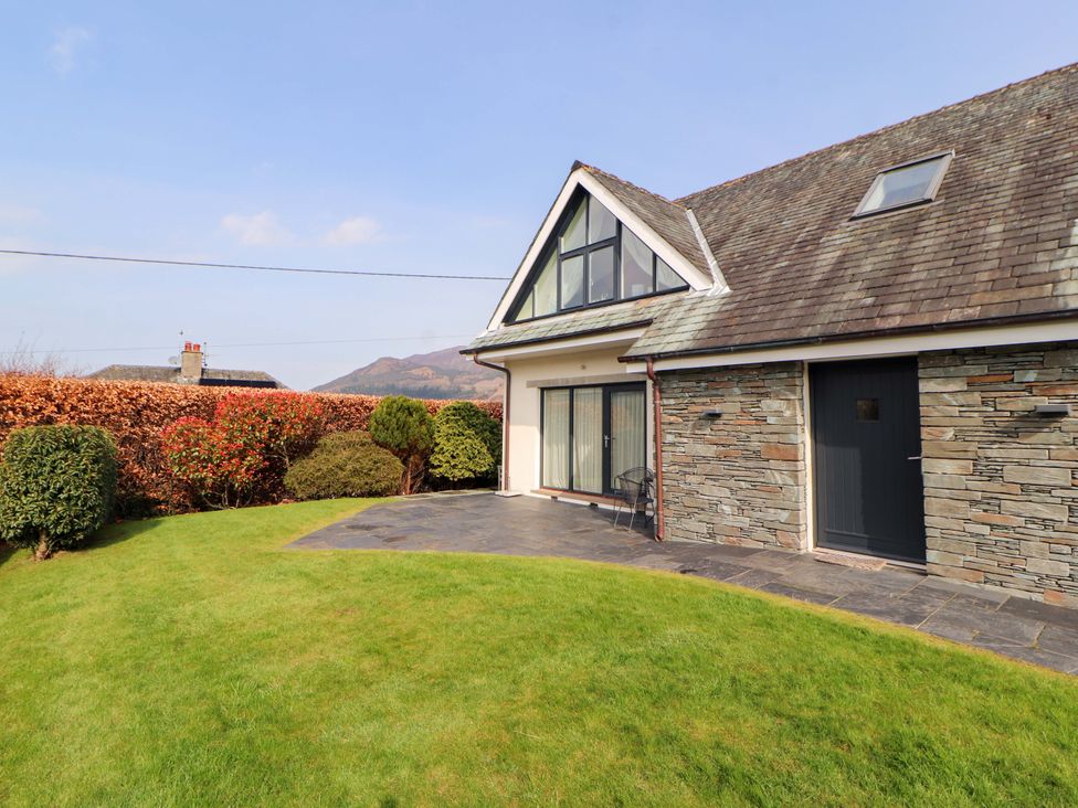 A house with a garden and patio at Lakes View in Keswick