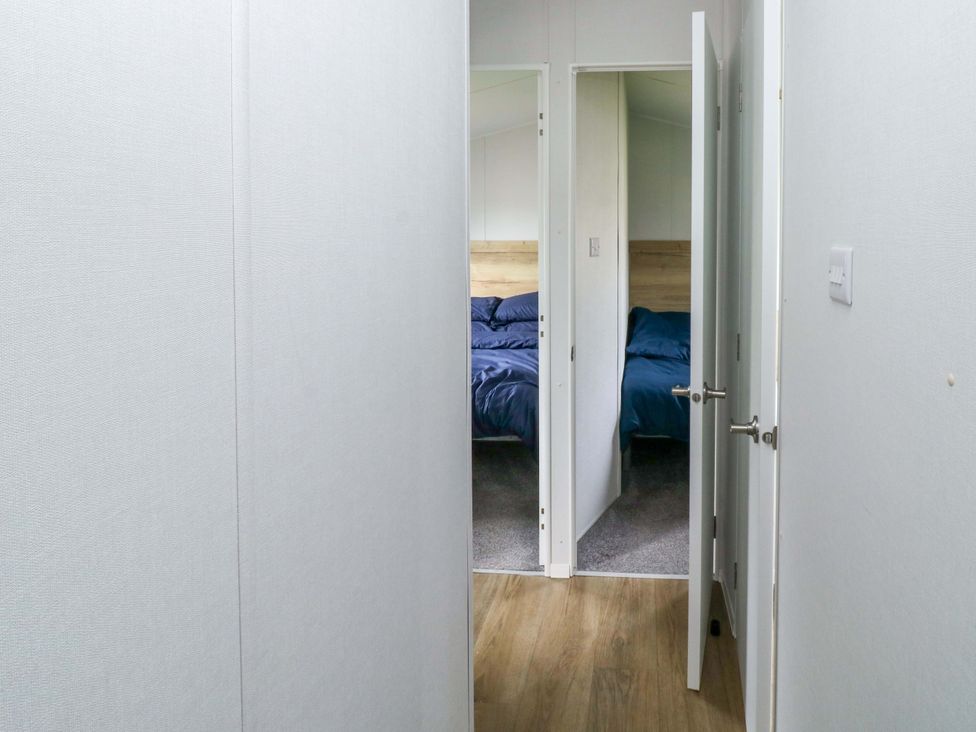 A hallway leading to bedrooms at Valley 36 in Kingsbridge