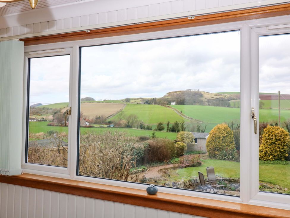 A window view of the countryside at Parkhill Dairsie
