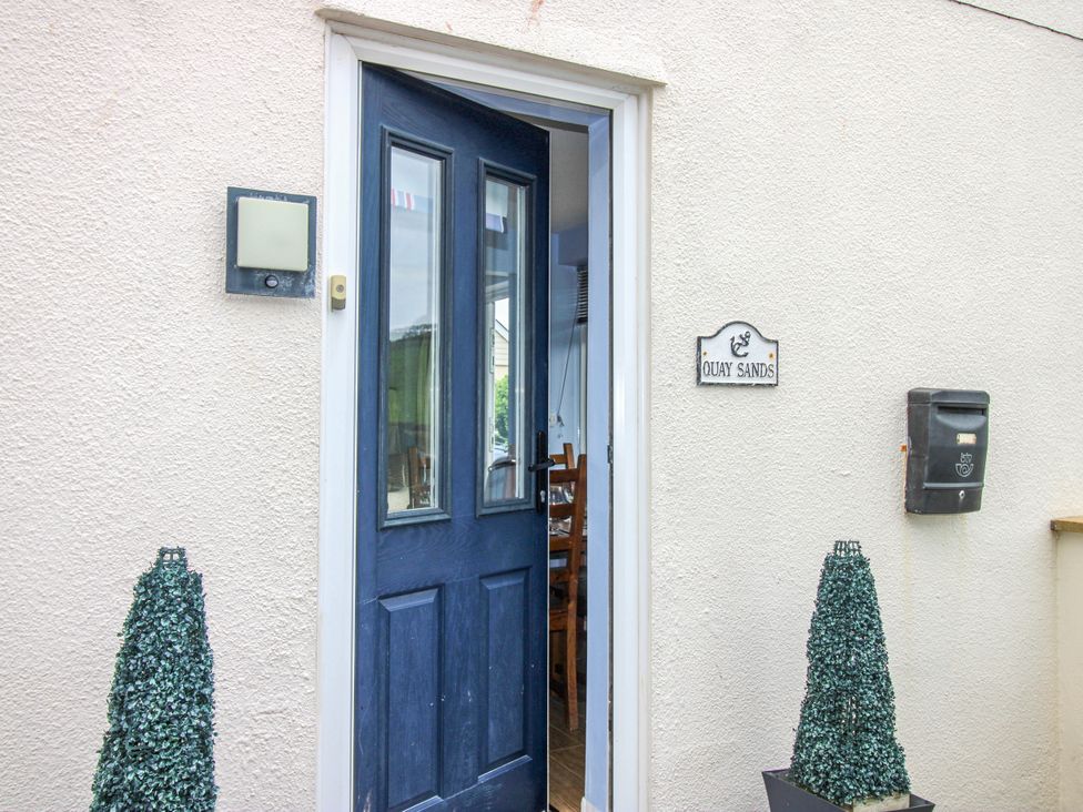Front door of Quay Sands in Hope Cove