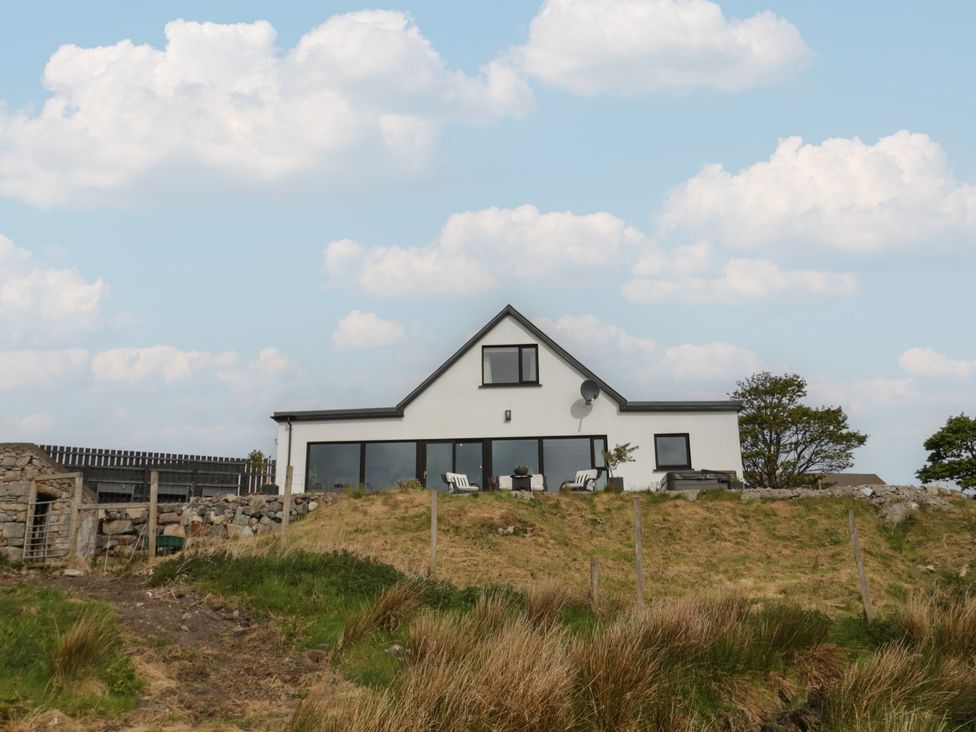 A house with windows and a satellite dish at Hanowen House Dungloe County Donegal