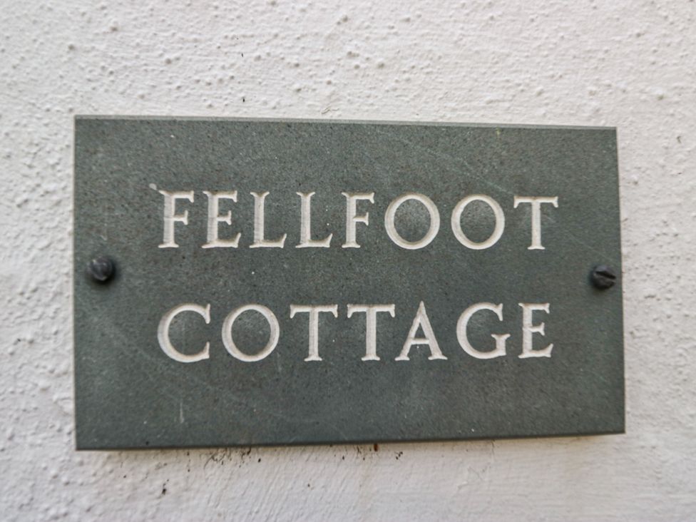 A nameplate displaying Fellfoot Cottage