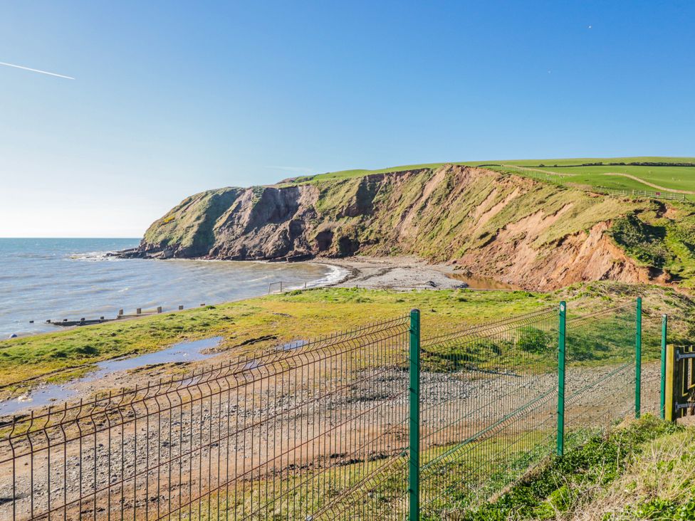 A view of a cliff and ocean at Willerby High End Brand S6 (on Coniston) St Bees