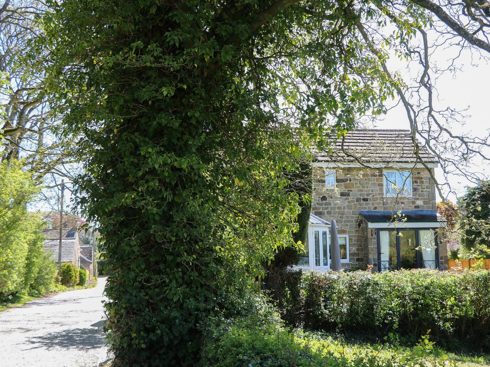 A house with a garden visible from the street at Pine Cottage 