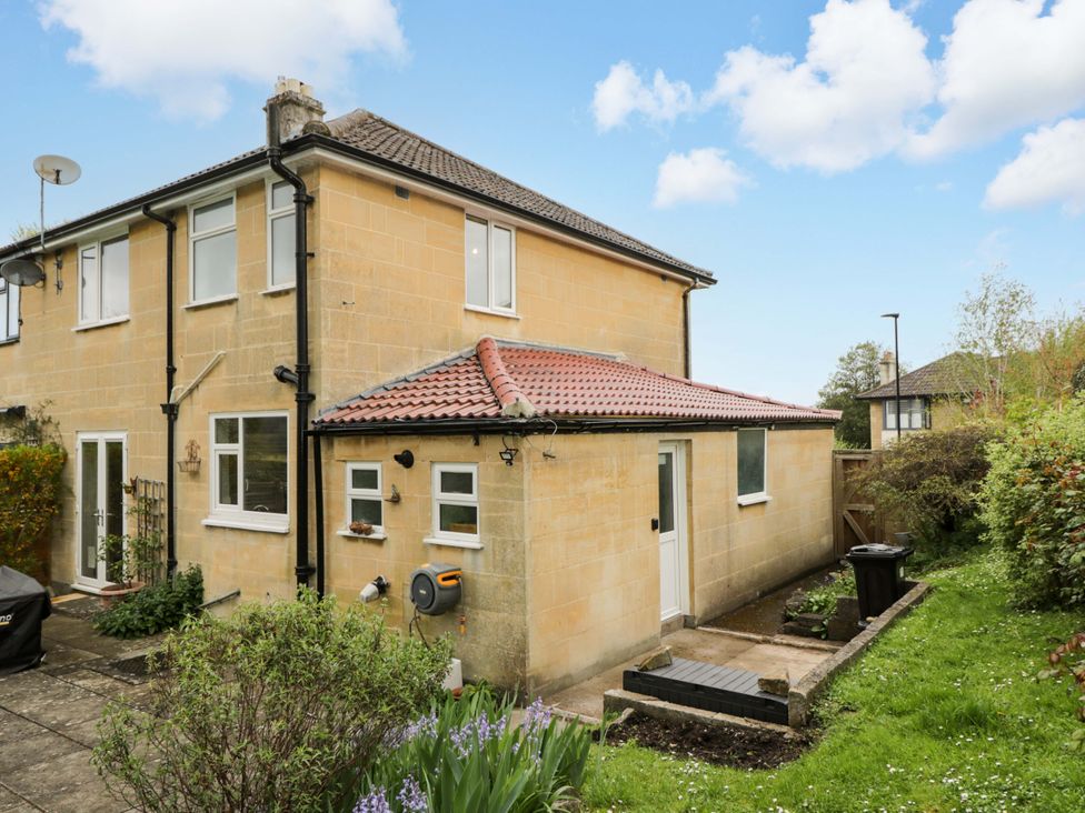 A house exterior with a garden at Highbury in Bath