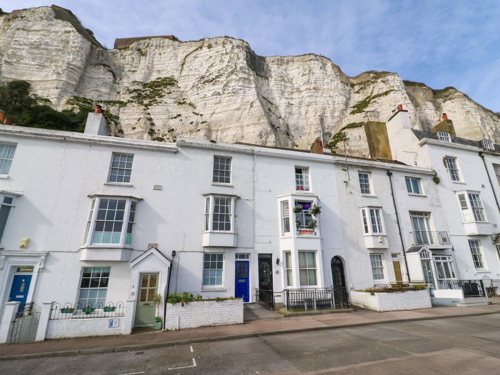 A row of houses with balconies at 7 Athol Terrace in Dover