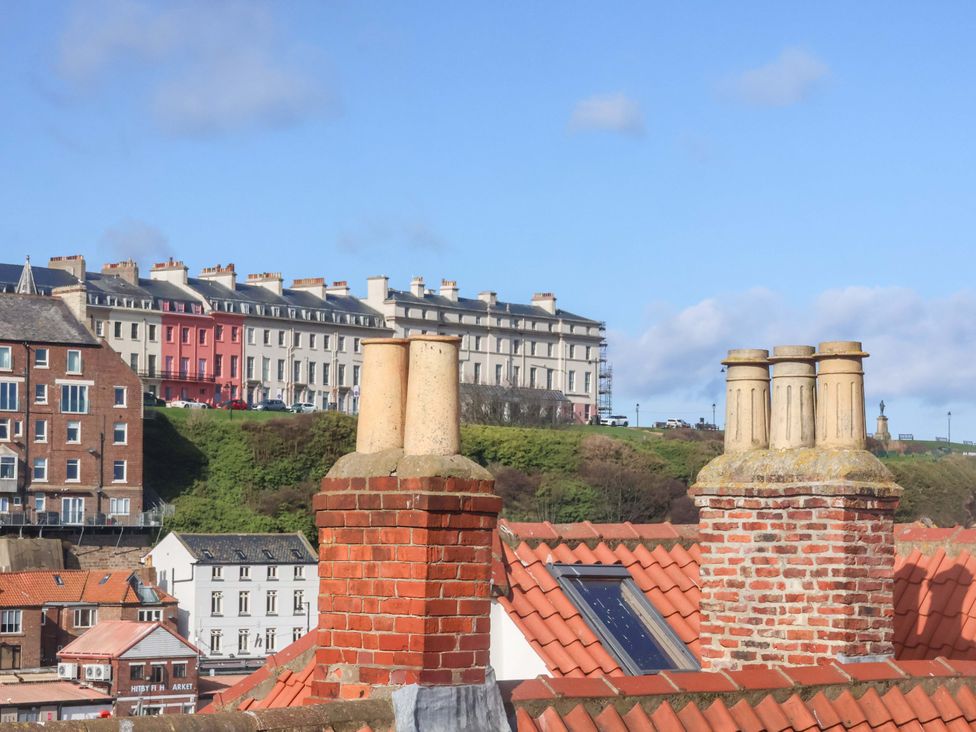 View of chimneys and buildings in Whitby