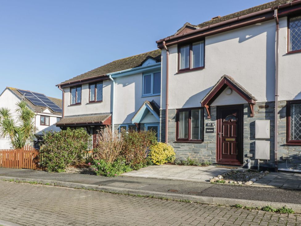 A house exterior with a door and pathway at Seahorses Padstow