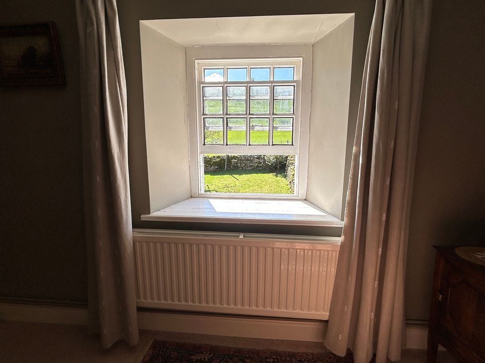 A window with a view at Tarn House in Hawes