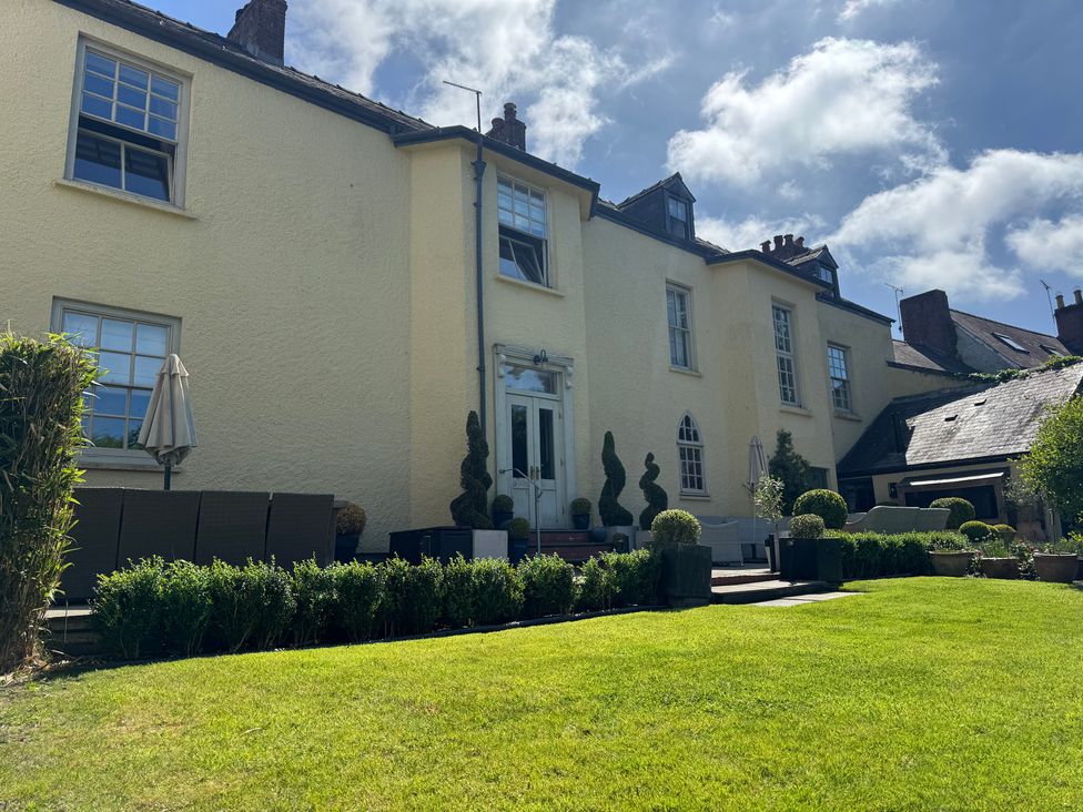A house with garden elements and patio at The Old Vicarage in Laugharne