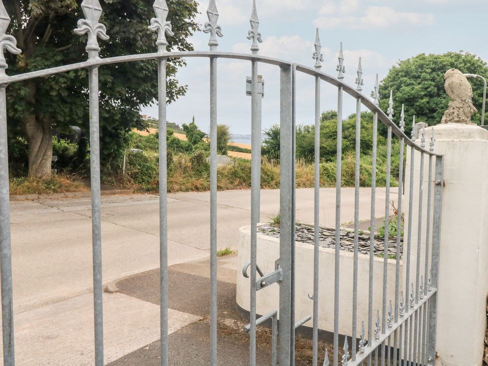 A gate leading to a road at Broadsands in Paignton