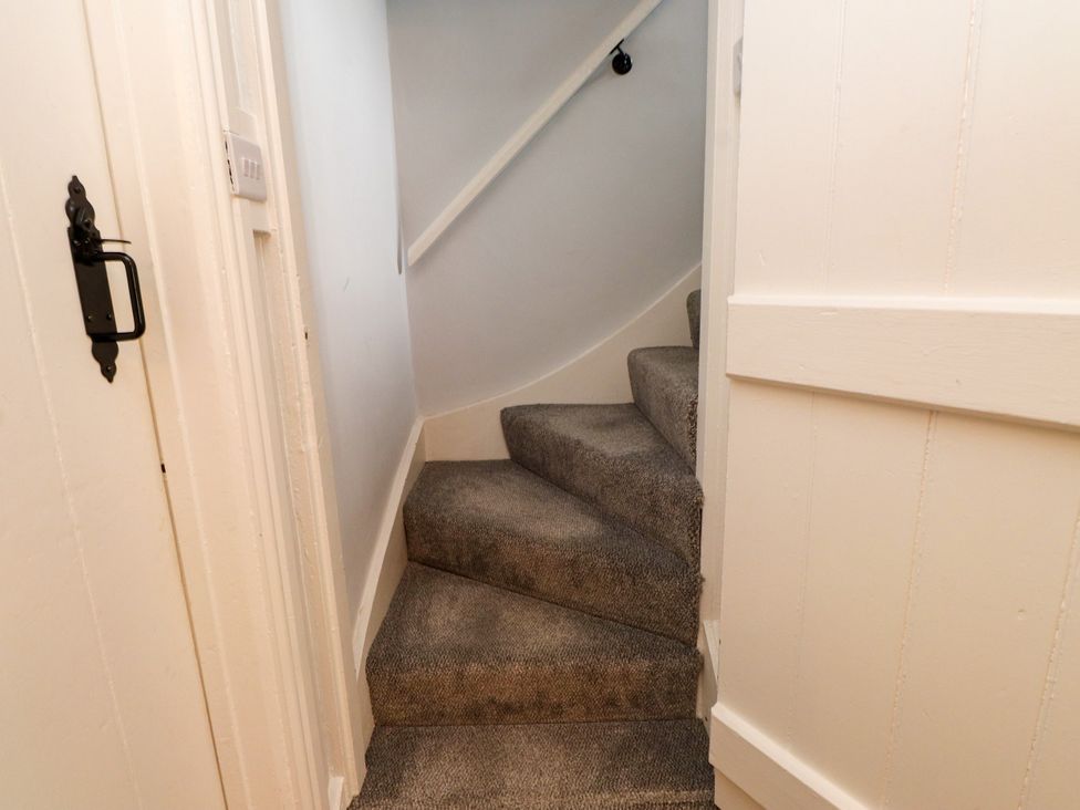 A staircase leading to another level at 3 Tre Felin Llandygai near Bangor