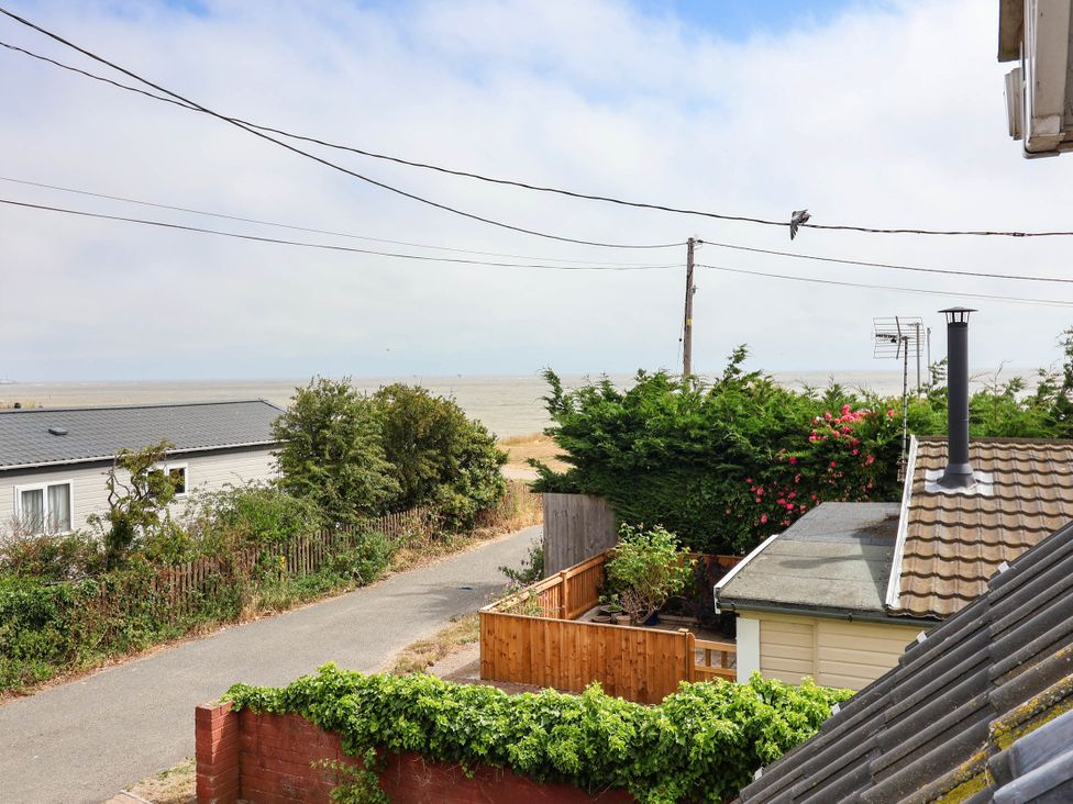 A view of the sea and houses from a height at Seaview in Pakefield