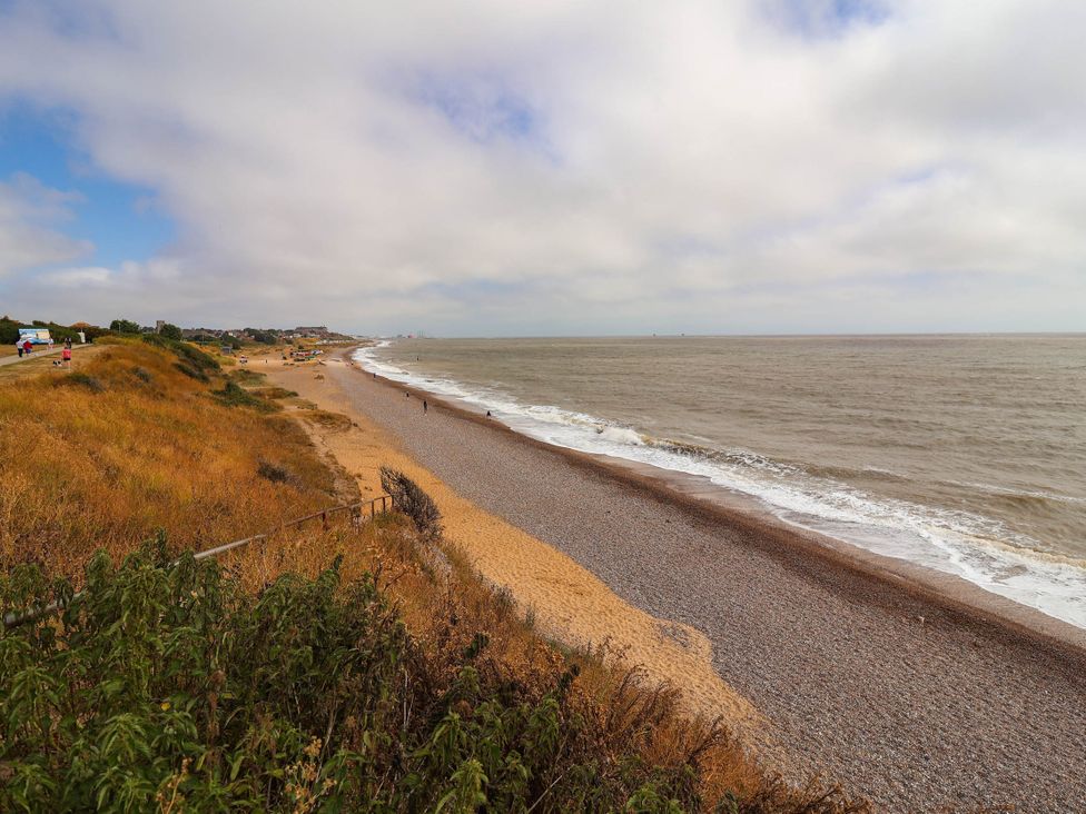 A beach with sea and sand at Seaview in Pakefield