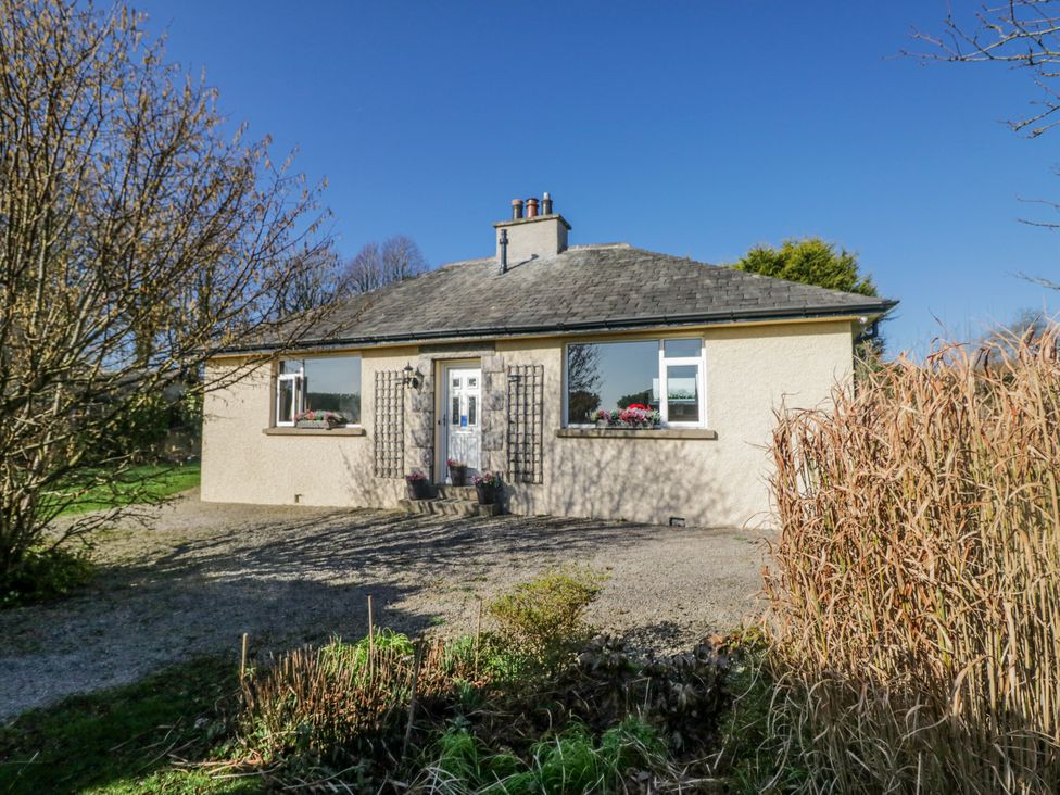 A house with windows and a door at Linden Lea in Grange-Over-Sands