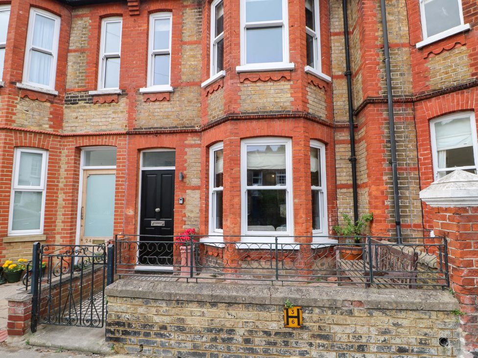 A building facade with windows and a front door at Tickety-Boo in Broadstairs