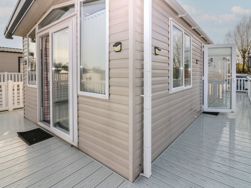 An outdoor area with doors and windows at Plot 243 - Coldingham Bay Leisure Park Eyemouth