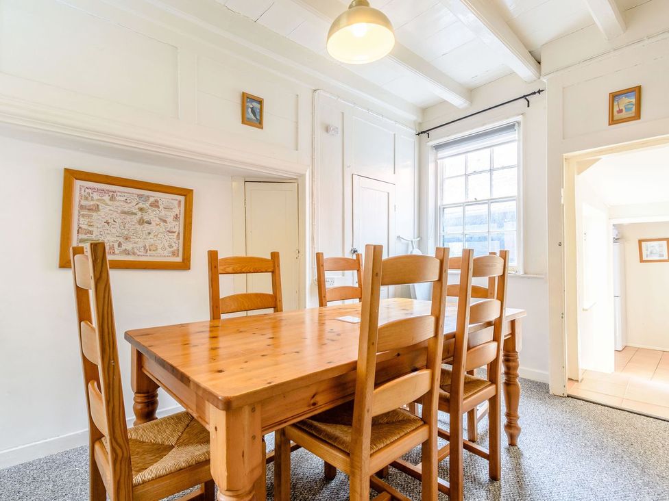 A dining room with a table and chairs at The Anchorage in Whitby