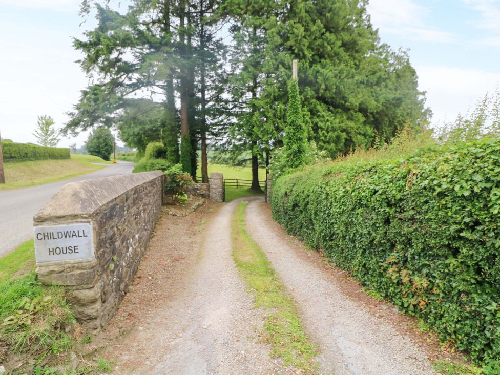 A pathway leading to Childwall House in Tullogher