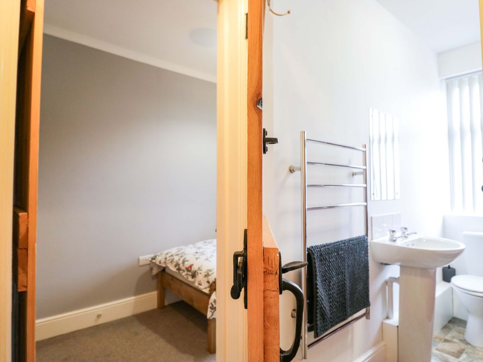 A bathroom with a sink and toilet at Tethera in Ennerdale