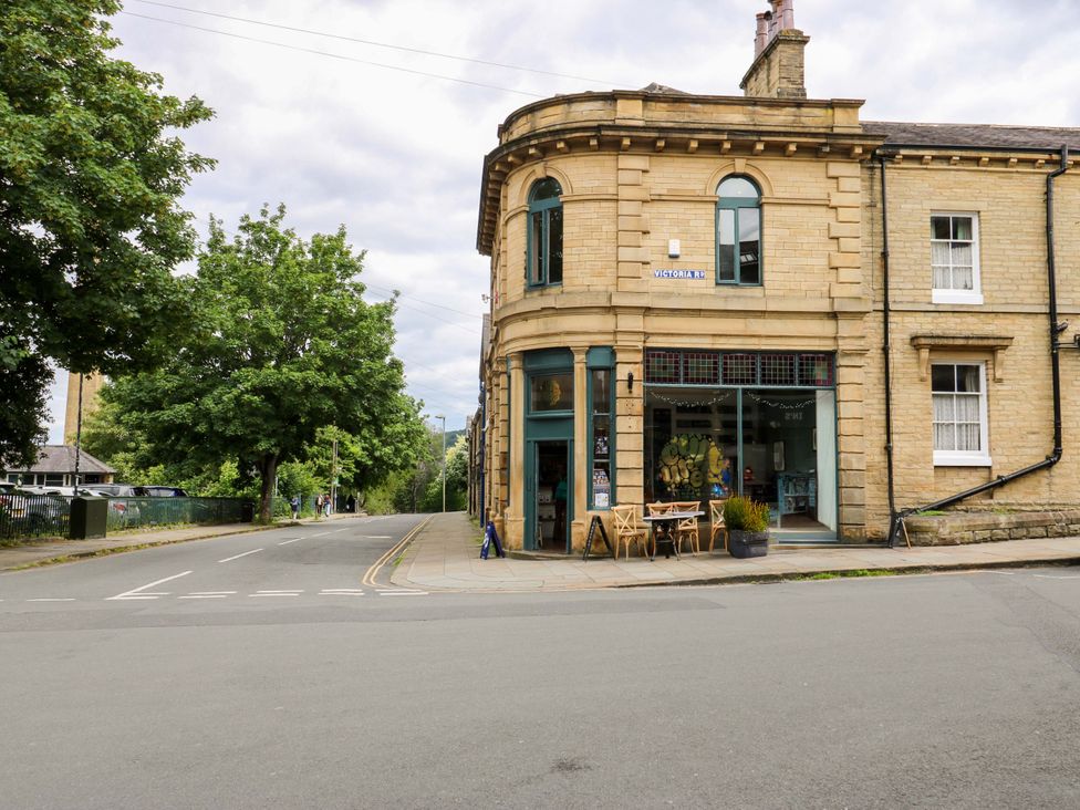 A storefront building on Victoria Road in Saltaire House Saltaire