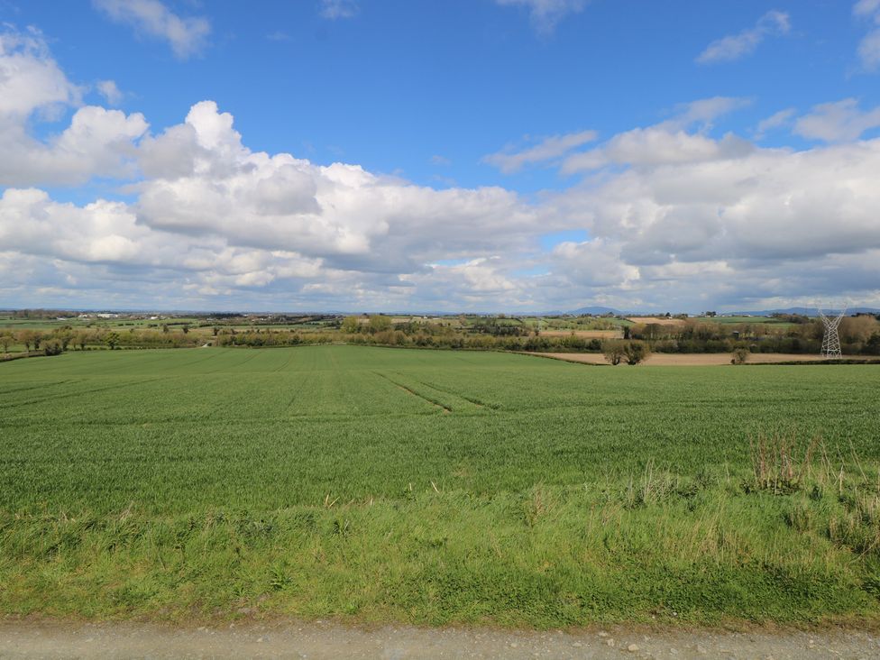 A view of fields and clouds at Marie's Country Home, Ardee, County Louth