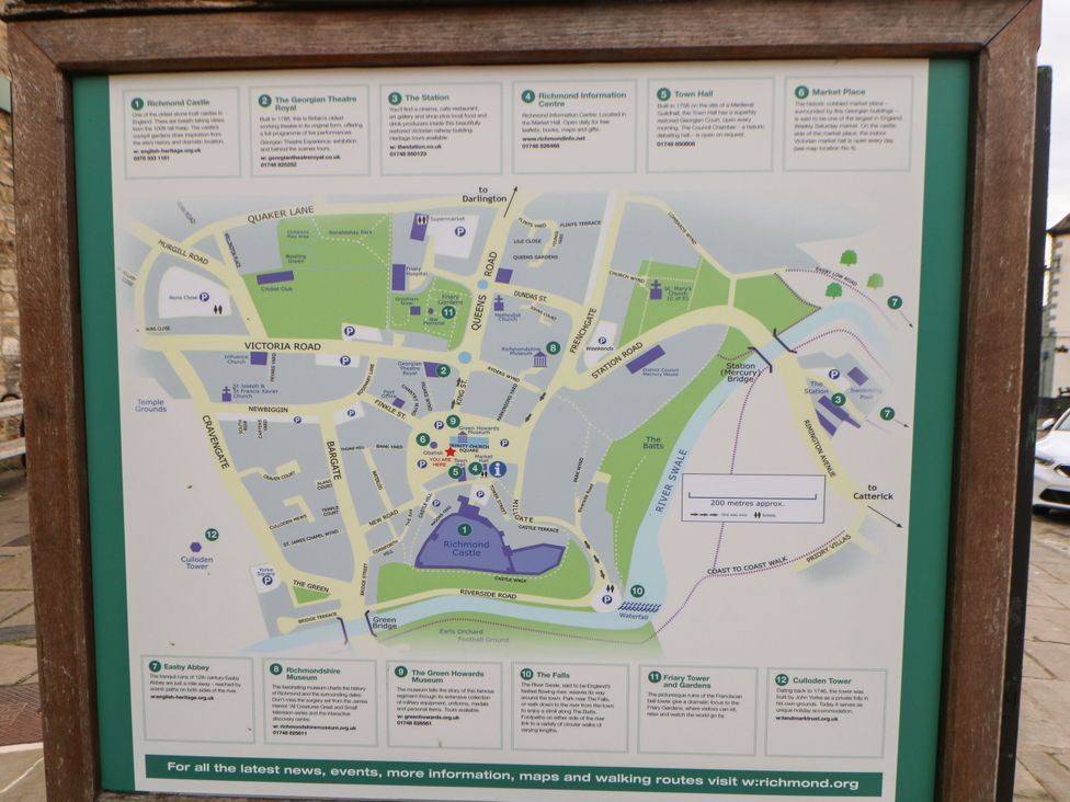 A map of Richmond showing key locations and landmarks at 2 West View Richmond