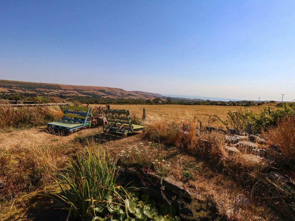 A view of a field with chairs at Dunvant in Swanage