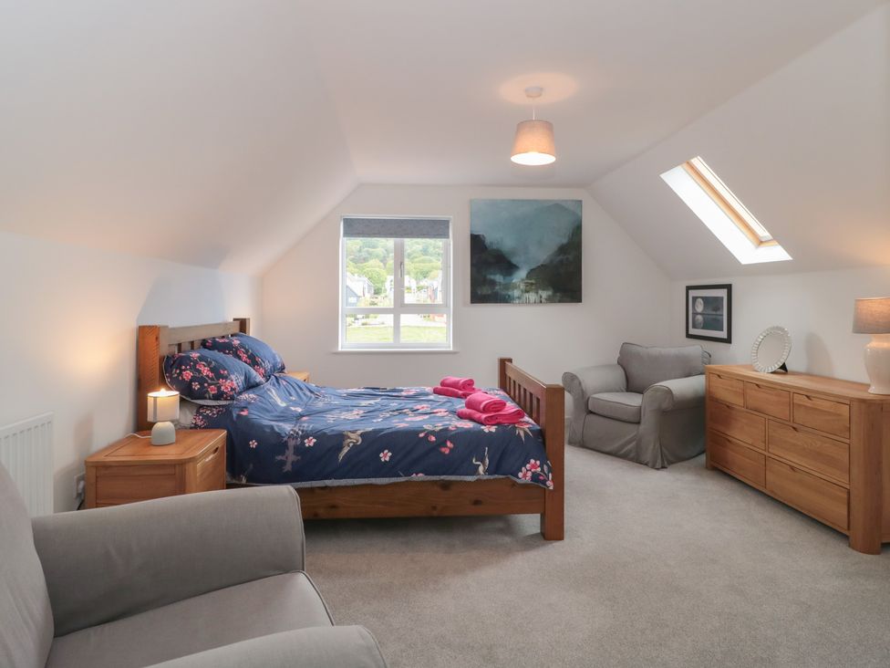 A bedroom with a bed and dresser at 56 Strothers Avenue in Malvern