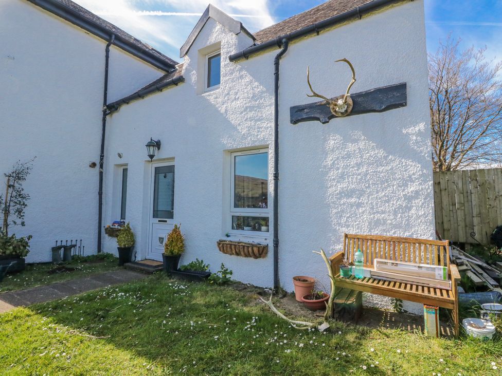A house with a door and windows at Schoolhouse in Oban