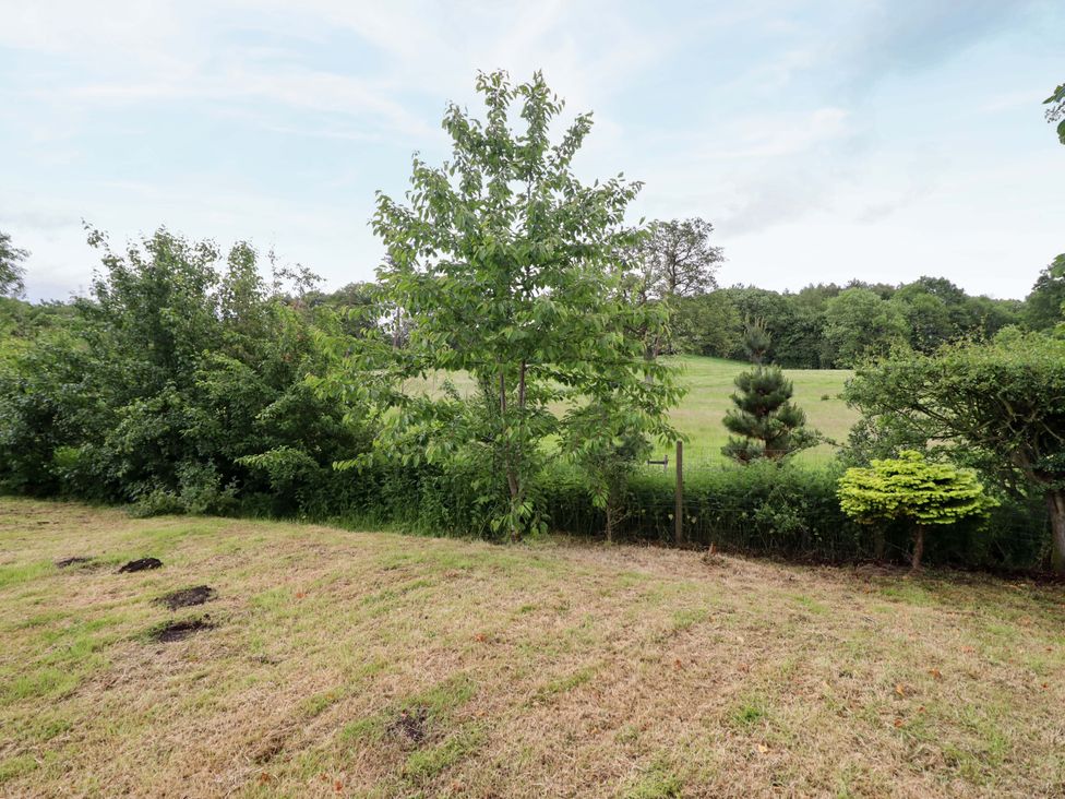 A view of grass and trees at Henlle Home Farm in Gobowen
