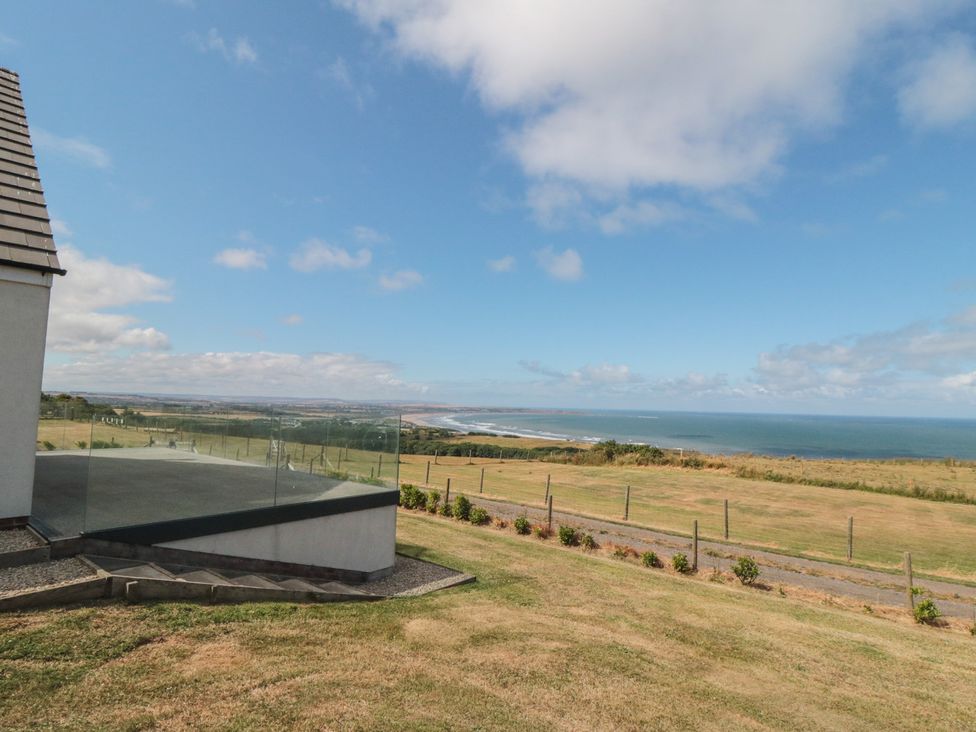 An outdoor view of the ocean from a property at Bay View
