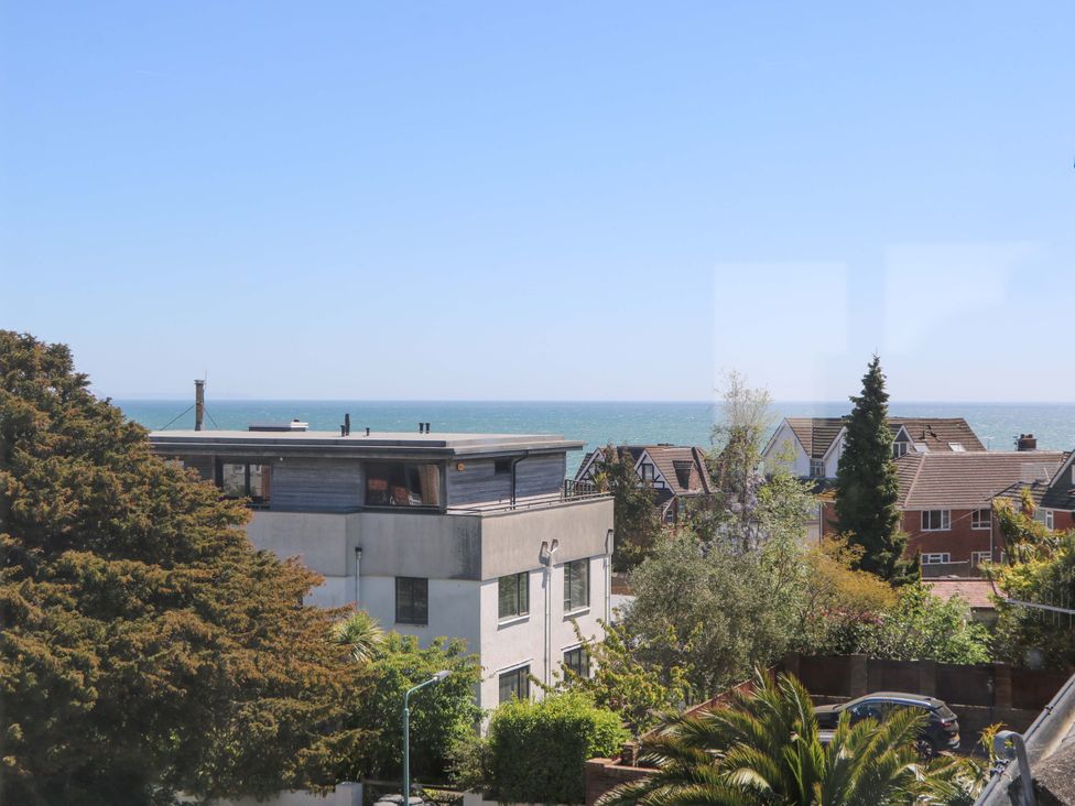 A view of the sea and buildings at Shoreline Retreat in Bournemouth