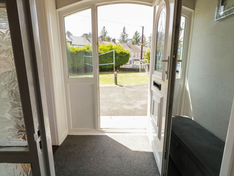 A front entrance with a door leading to a garden at 59 Nursery Avenue Coleraine