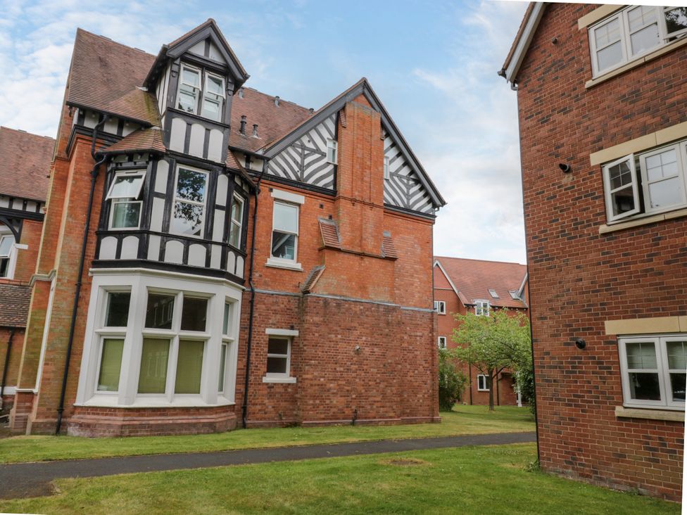 An exterior view of buildings at Manor House in Birmingham
