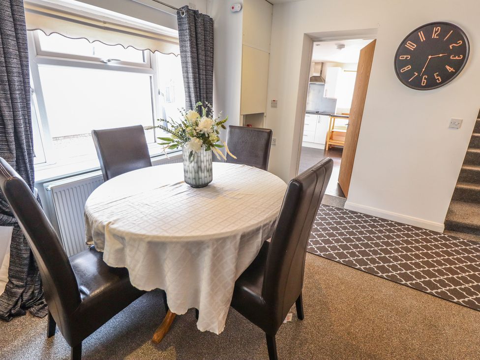 A dining room with a table and chairs at Number 3 Old Boston Road, Coningsby
