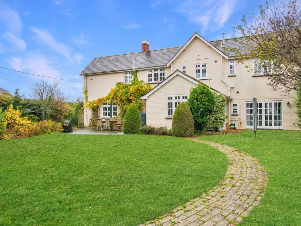 A house with a garden and patio at TBC in 