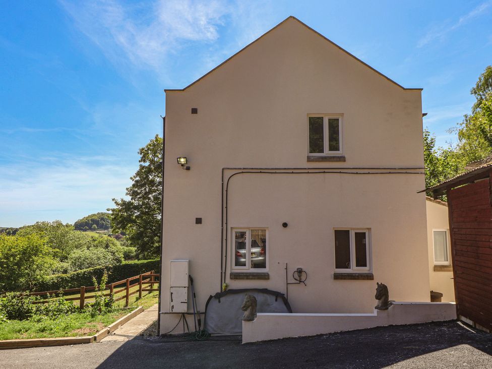 A house with windows and a door at Sea View in Scarborough